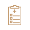 clipboard gold icon