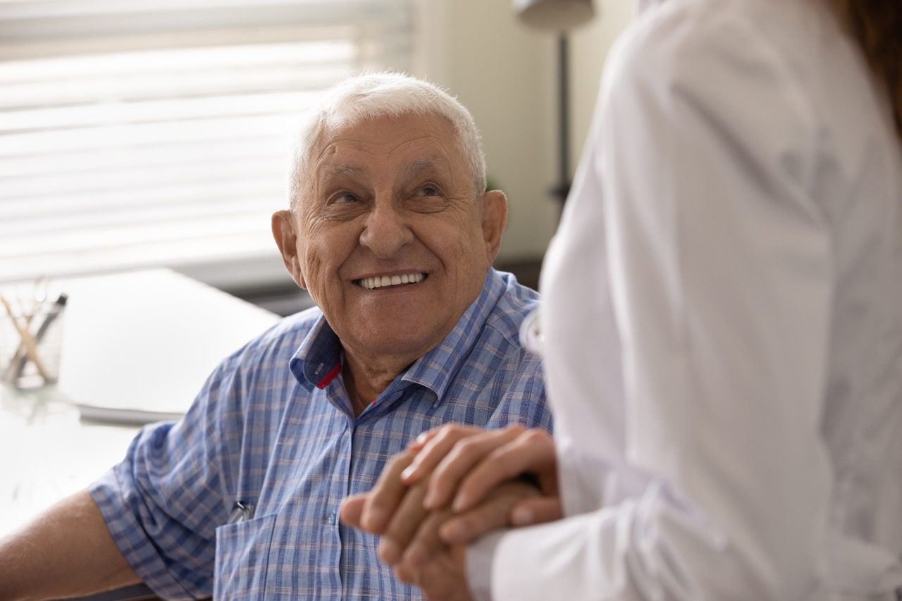 a dementia patient settling into an assisted living facility